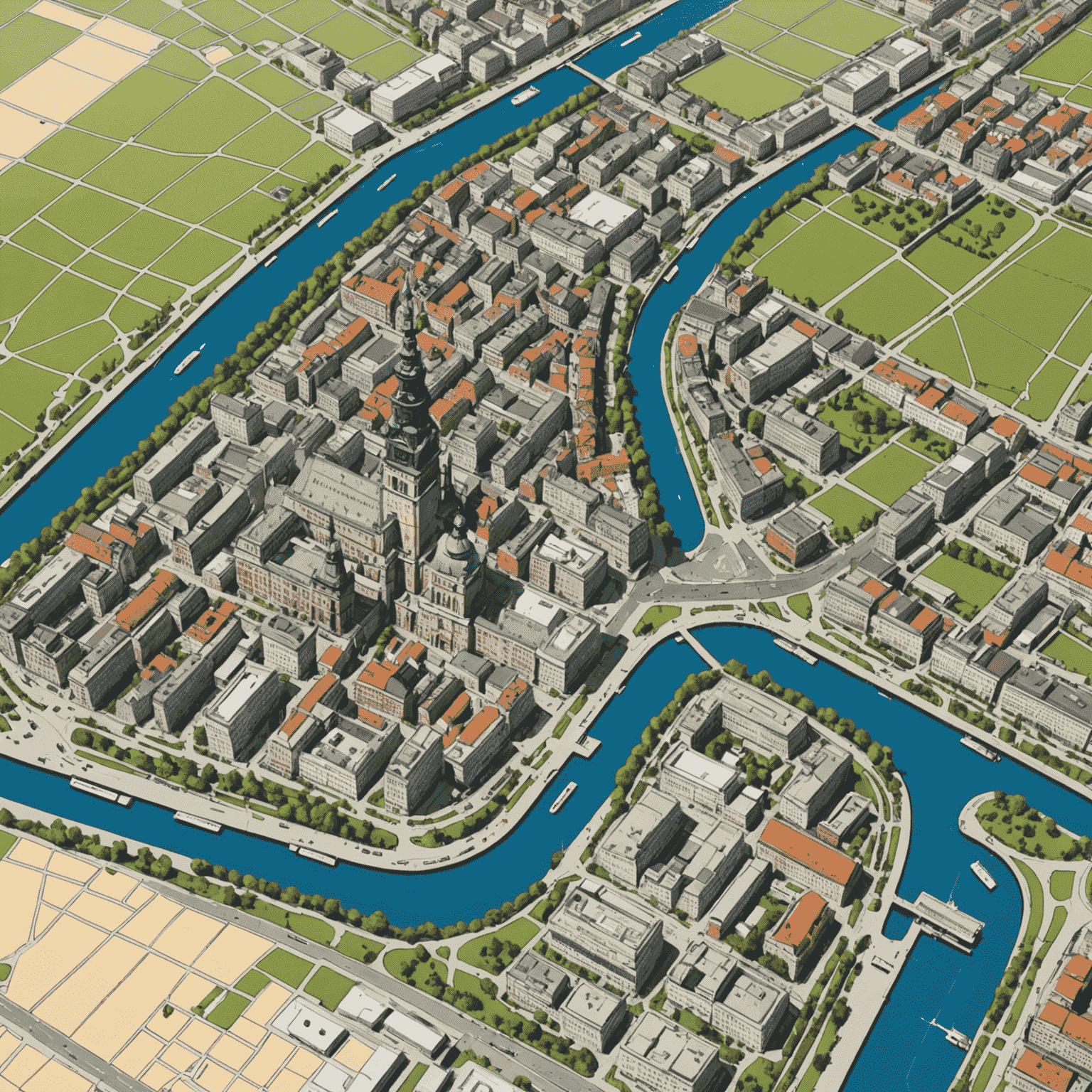 Map showing the location of Flokcerz Travel Office in Warsaw, Poland