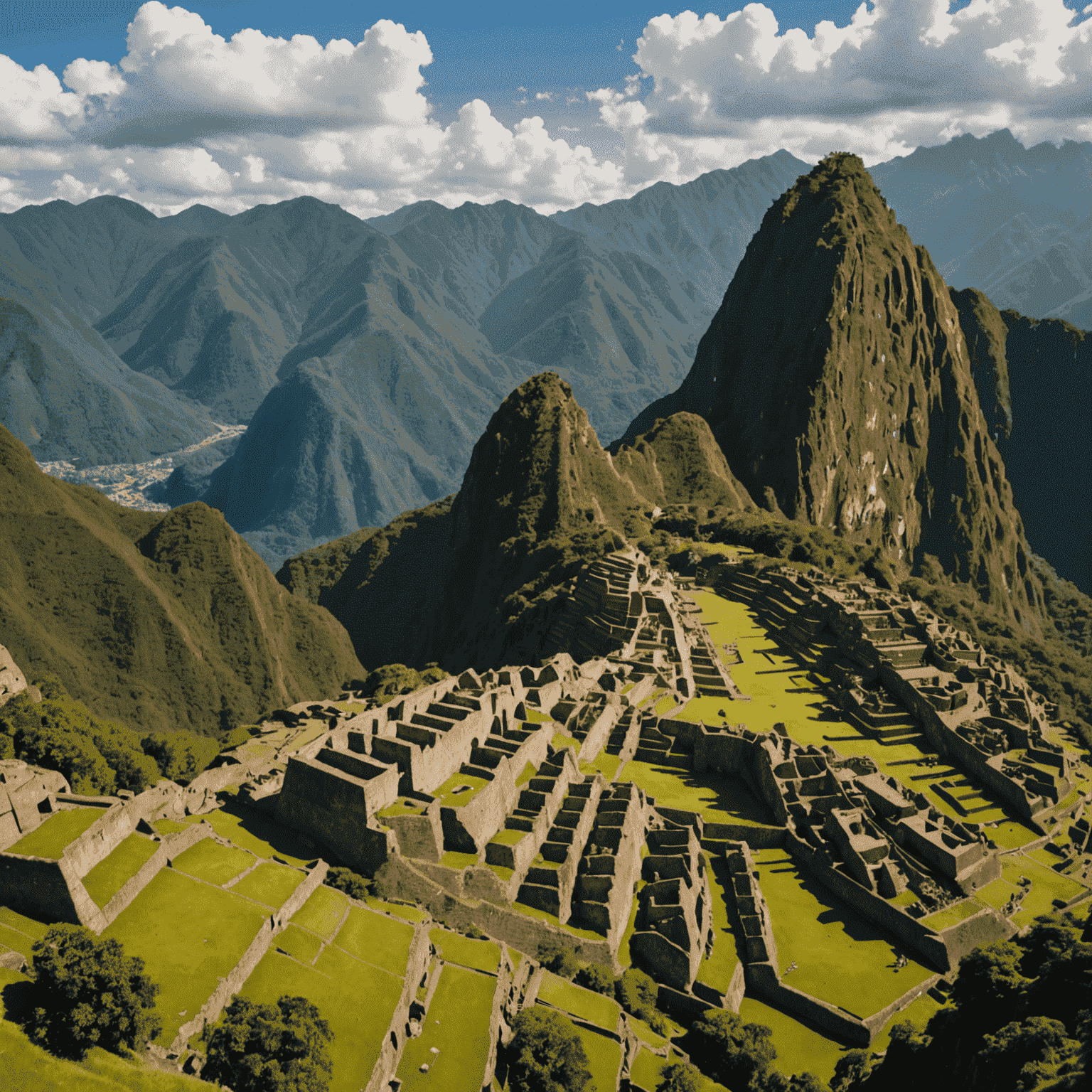 A panorama of Machu Picchu, Amazon rainforest, and Rio de Janeiro's Christ the Redeemer